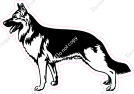 German Shepherd Silhouette