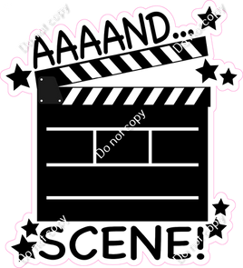 Action Clap Board - And Scene Statement