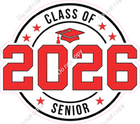 Flat - Class of 2026 Senior