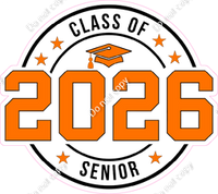 Flat - Class of 2026 Senior