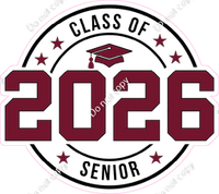 Flat - Class of 2026 Senior