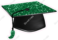 Green Graduation Caps