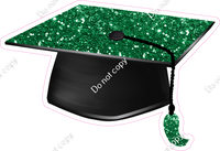 Green Graduation Caps