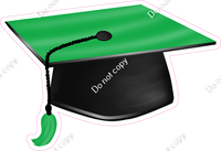 Green Graduation Caps