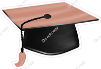 Rose Gold Graduation Caps