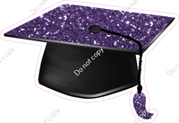 Purple Graduation Caps