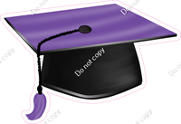 Purple Graduation Caps