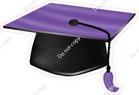 Purple Graduation Caps