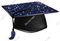 Navy Blue Graduation Caps