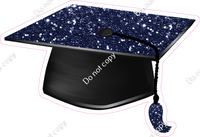 Navy Blue Graduation Caps