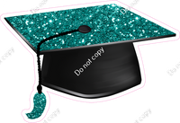 Teal Graduation Caps