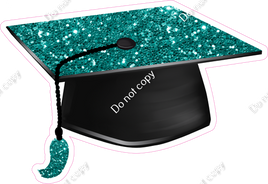 Teal Graduation Caps