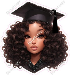 Dark Skin Tone Girl 1  - Graduate