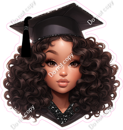 Dark Skin Tone Girl 2  - Graduate