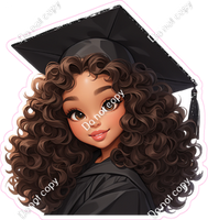 Dark Skin Tone Girl 4  - Graduate