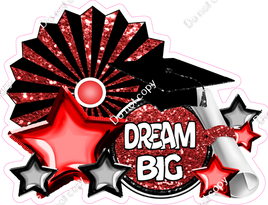 Red Dream Big with Fan