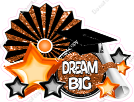 Orange Dream Big with Fan