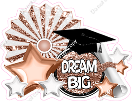 Rose Gold Dream Big with Fan