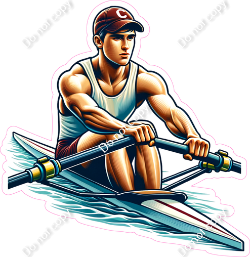 Male Rower| Sign Swag USA