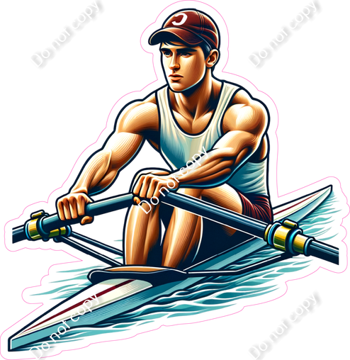 Male Rower| Sign Swag USA