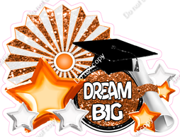 Orange Dream Big with Fan