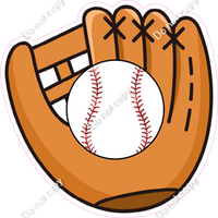 Baseball Glove and Baseball