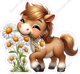 Horse with Daisies