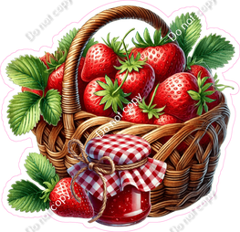 Strawberries In a Basket