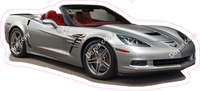 Silver Corvette