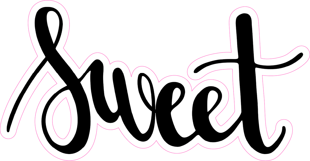 Cursive Sweet| Sign Swag USA
