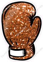 Orange Sparkle Boxing Gloves