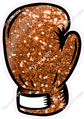 Orange Sparkle Boxing Gloves