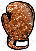 Orange Sparkle Boxing Gloves