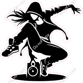 Hip-Hop Dancer Silhouette 2