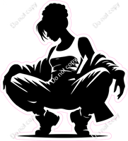 Hip-Hop Dancer Silhouette 3