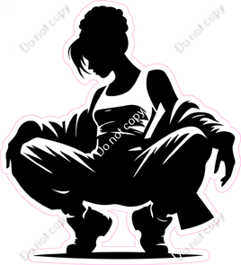 Hip-Hop Dancer Silhouette 3