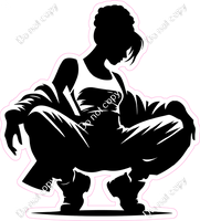 Hip-Hop Dancer Silhouette 3