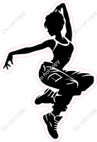 Hip-Hop Dancer Silhouette 4
