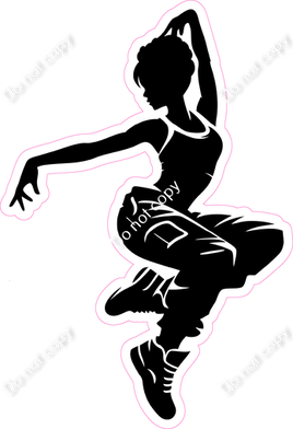 Hip-Hop Dancer Silhouette 4