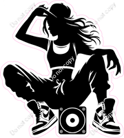 Hip-Hop Dancer Silhouette 5