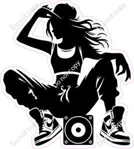 Hip-Hop Dancer Silhouette 5