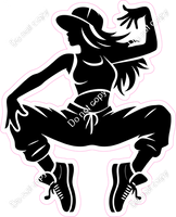 Hip-Hop Dancer Silhouette 6