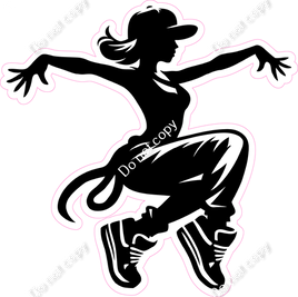 Hip-Hop Dancer Silhouette 7