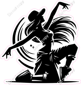 Hip-Hop Dancer Silhouette 8