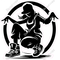Hip-Hop Dancer Silhouette 9
