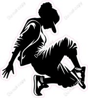 Hip-Hop Dancer Silhouette 10
