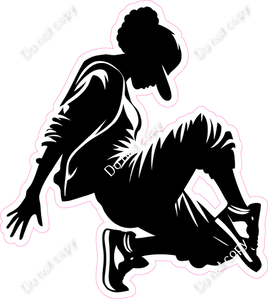 Hip-Hop Dancer Silhouette 10