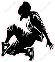 Hip-Hop Dancer Silhouette 10