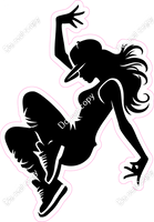 Hip-Hop Dancer Silhouette 11