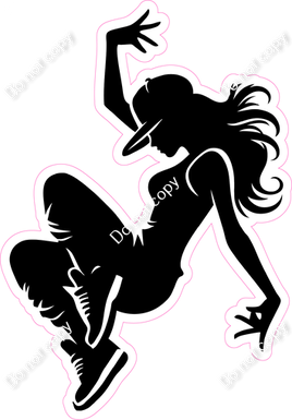 Hip-Hop Dancer Silhouette 11